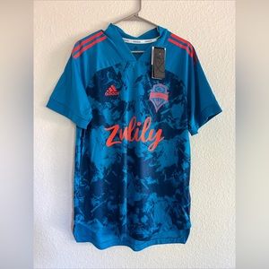 NWT 2021 Seattle Sounders Prime Blue Jersey